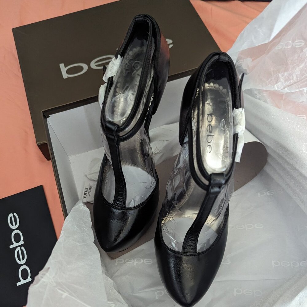 Black bebe Stilettos